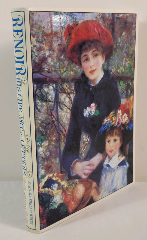 RENOIR : His Life, Art, and Letters Hardcover Book w/Dustjacket , 1988 Edition . Measures 10.5"&times;14" , 311 pages .