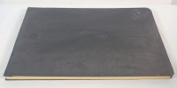 Vintage 17.5"&times;11.5" Accopress Genuine Pressboard Binder w/Yellow Medium Stock Paper (full)