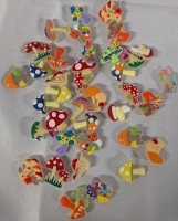 20+ Mushroom Themed Shoe Charms.