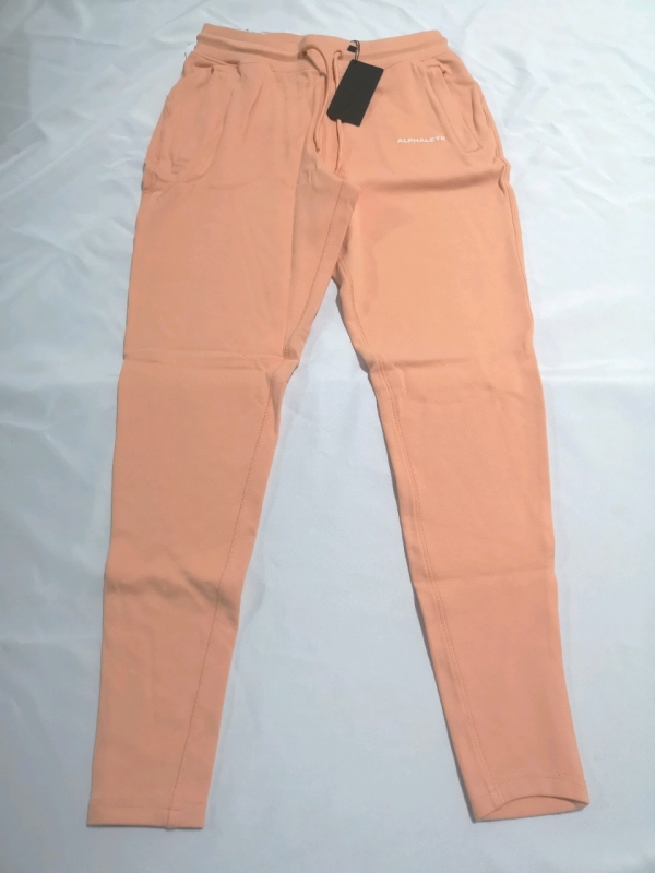 New ALPHALETE Women's sz XLarge Essential Core Joggers (Orange Frost)