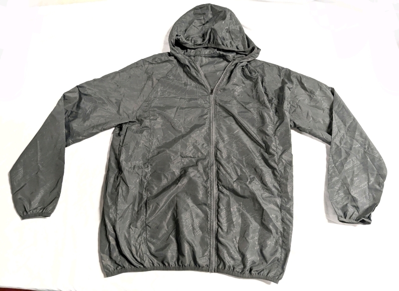 New Size 3XL* Women's Super Lightweight Windbreaker-Type Jacket - Packs Down Into a Small 5.5" Tall Bag [See Desc]
