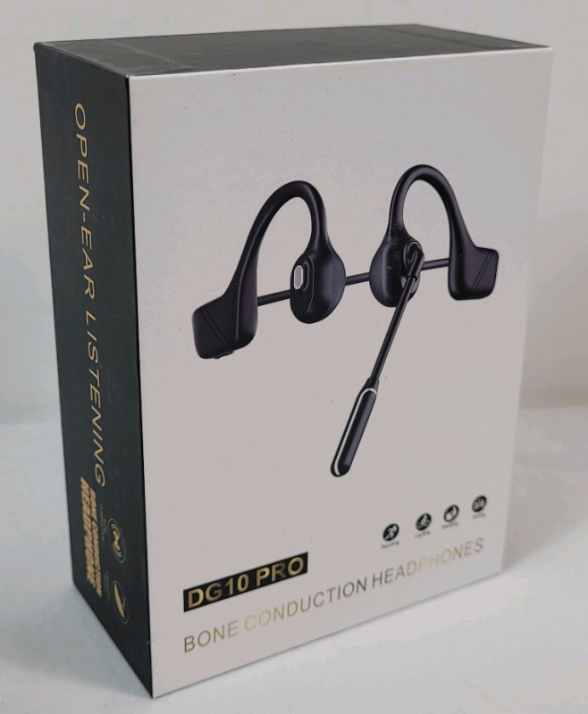 New - DG10 Pro Wireless Bone Conduction Headphones .