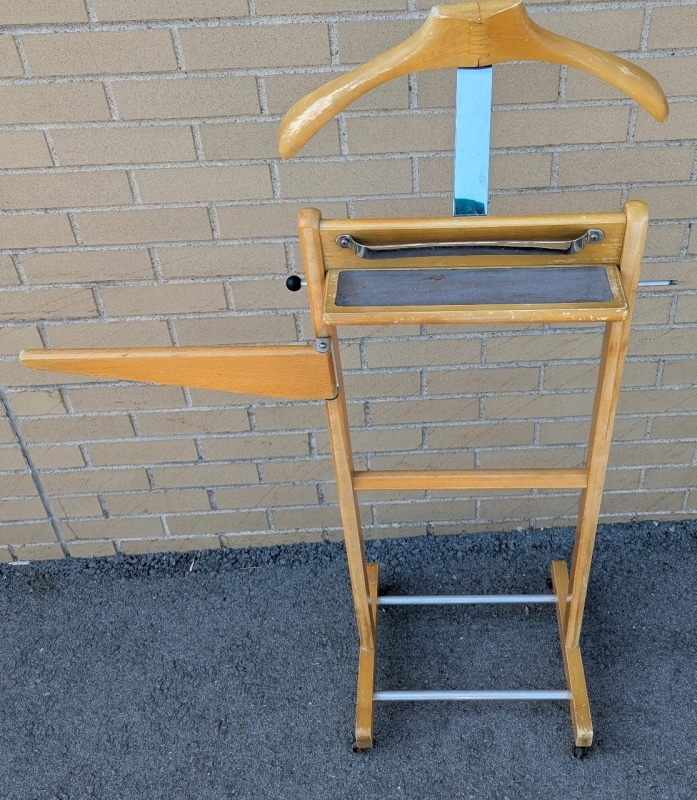 Valet Stand. Measures 45" Tall.