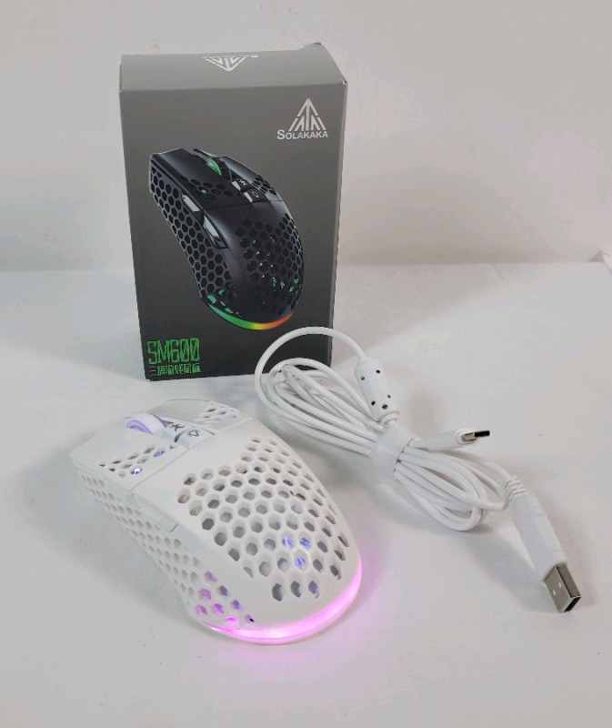 As New - Solakaka SM600 Wireless Computer Mouse , White