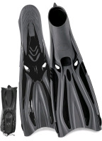 New | Size 8-8.5 Mens / 10-10.5 Ladies Adult Snorkel Full Foot Pocket Fins / Diving Fins for Freediving Seafishing, Etc | * Retails $70.28 *