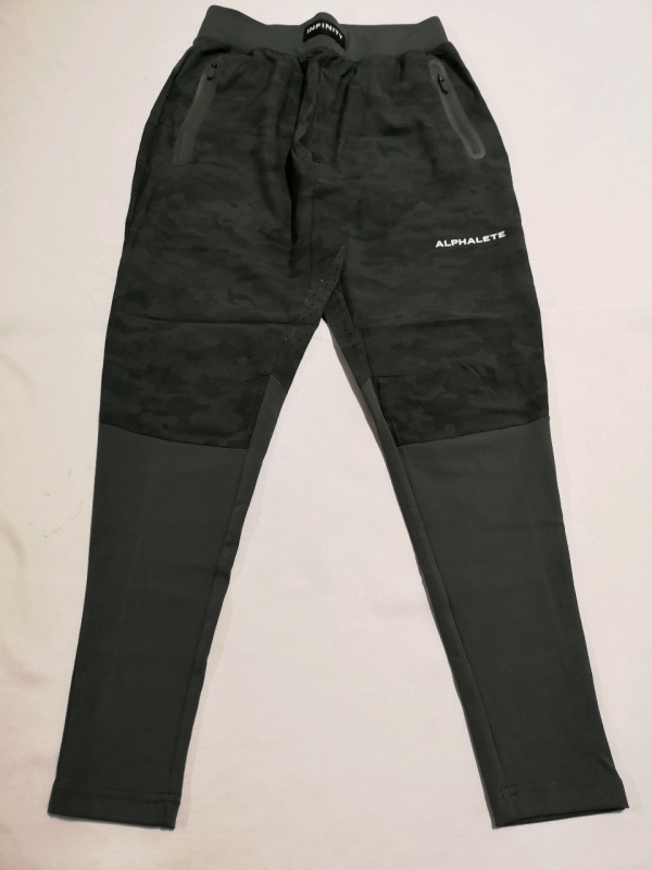 New ALPHALETE Men's sz Small Infinity Tech Pant: (Terrain)