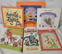 6 New | Assorted HardCover Children's Book Lot | Includes Charlie's Brown, Animal Tales, Oliver's Red Toboggan & More!