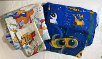 Disney Twin-size Bedding Bundle | As New Wall-e set includes flat and fitted sheets, one pillowcase | Vintage Duck Tales Flat Sheet and Pillowcase