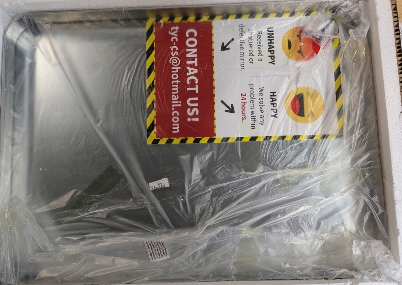 New Wall Hanging Mirror. 29.5" by 22"<br/>