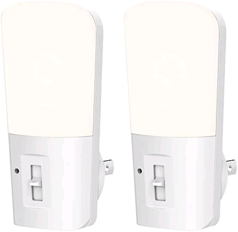 New Dusk to Dawn Adjustable Nightlights (2-Pack)