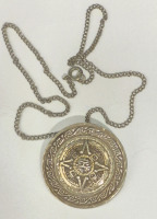 Sterling 925 Mexico Pendant/Brooch on Chain