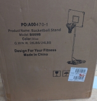 New Basketball Stand. 5.5-7Ft Tall. Blue Colour.