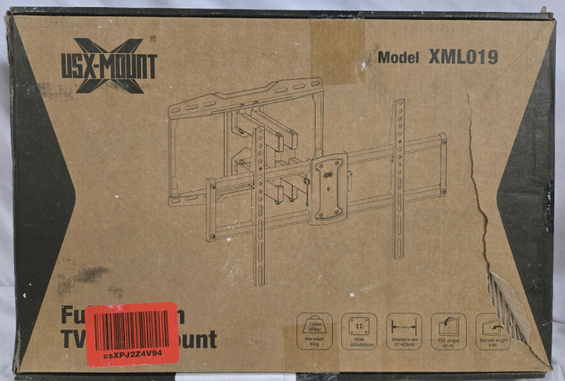 New In Box | USX-MOUNT TV Mount VESA 600x400 Model XML019 | Retails $60+ As Seen On Ebay