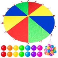 New Wettarn 30ft Parachute toy tent game for kids. Comes with Handles and Plastic Balls. Retails for 89.99