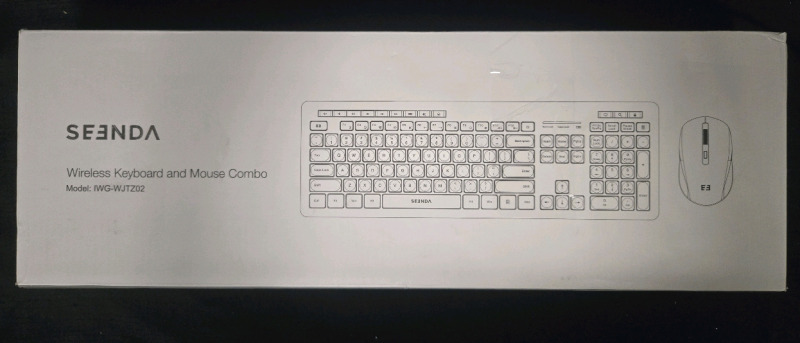 New In Box | Seenda Wireless Keyboard & Mouse Combo Model IWG-WJTZ02