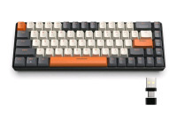 New In Box | Magic-Refiner K68 60% Wireless Mechanical Keyboard, Bluetooth 5.0/2.4GHz with Dual Mode 2-in-1 Receiver, Ergonomic Compact 68-Key Hot Swappable Gaming Keyboard, Red Switch for Mac Windows PC | Retails $54.99 *