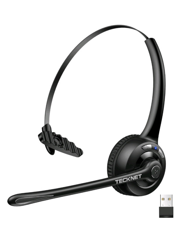 New In Box | TECKNET Bluetooth Headset Model TK-HS004