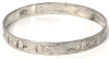 Taxco Sterling Silver Bangle Bracelet with Aztec Symbols - 2.5" Diameter
