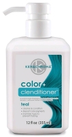 New KERACOLOR Color+ Conditioner : Teal : Helps Maintain Hues to Prevent Fading - 355ml&lrm;