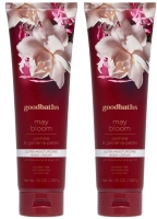 2 New GoodBaths May Bloom (Jasmine & Gardenia Petals) Ultra Moisturising Body Cream with Shea Butter & Argan Oil - 283g Each