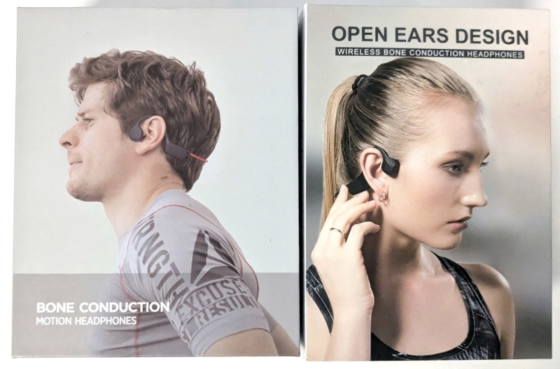2 in Box Open Ears Wireless Bone Conduction Headphones