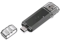 New 128GB Type C Flash Drive Upgraded 150MB/s USB 3.1 Flash Drive 2 in 1 OTG USB A + Tape C Memory Stick with Keychain Dual Type C USB Thumb Drive for Android Smartphones, Tablets, MacBook, PC (Without Packaging)