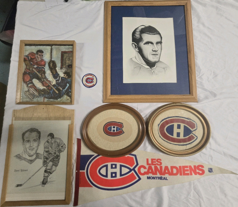 7 | Assorted NHL Hockey Montreal Canadians Memorabilia