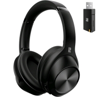 As-New in Box | Calmbee Hybrid Active Noise Cancelling Headphones, Bluetooth 5.4 Headphones Wireless Over Ear with Mic for Clear Calls, Hi-Res Audio, 90H Playtime, Transparency, Deep Bass, Dongle Connect, Custom App