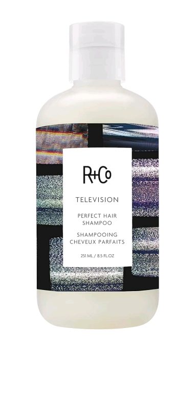 New R+Co Television Perfect Hair Shampoo : Body + Shine + Smoothing for All Hair Types - Vegan + Cruelty-Free - 251ml | Sealed
