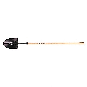 Unused Westward Long Handle Round Point Shovel - 83014