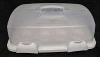 Portable Cupcake/Cake Holder - 15.5" L x 11.5" W x 5" H