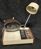Fantastic MCM The Longines Symphonette - Light, Clock Wittnauer & Radio - Powers Up Made in Japan Model LCR 510
