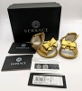 New VERSACE Oro Caldo Gold Baby Sandals (Size 15) with Box and Certificate of Authenticity! - 2