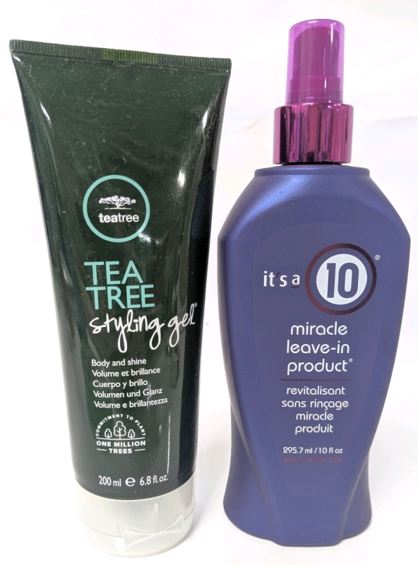[See Desc] TEA TREE Styling Gel : Body & Shine + It's A 10 Miracle Leave-In Product