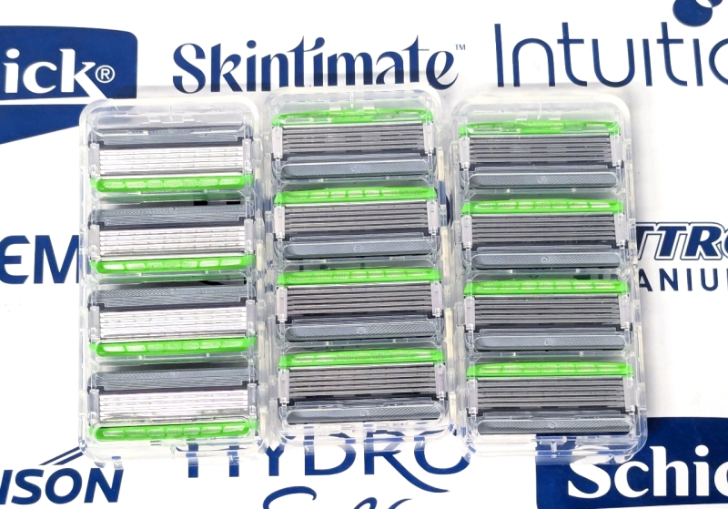 New 12ct Schick Hydro 5 Mens Sensitive Razor Blade Refills (Without Packaging)