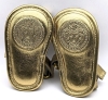 New VERSACE Oro Caldo Gold Baby Sandals (Size 15) with Box and Certificate of Authenticity! - 8