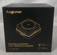 New In Box | Auggner Foldable Magnetic 3-In-One Wireless Charger