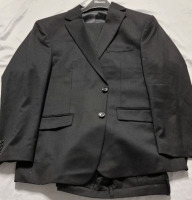 Men's sz 42R Jacket Pants 38/30 Pronto Uomo Platinum Suit with Suit Bag
