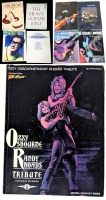 9 Vintage Guitar & Music Books ; Led Zeppelin, Neil Young, Dire Straights, Buddy Holly & Ozzy Osbourne/Randy Rhoads (Paperback)