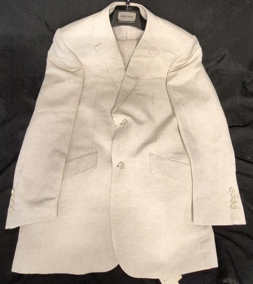Men's sz 40R Vrooms & Dressmann Linen Suit Jacket & Pants 34Waist & Pants sz 32