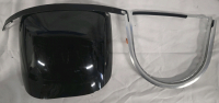 New | Plastic Welding Helmet/ Mask W/ Metal Trim