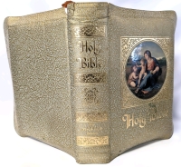 Vintage 1950s The Family Rosary Commemorative Edition of the Catholic Bible Issued in Remembrance of The Marian Year