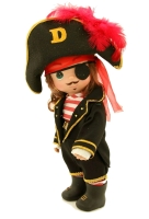 New 2010 Disney Parks Pirates of the Caribbean PRECIOUS MOMENTS Doll Collection 11.5" Doll