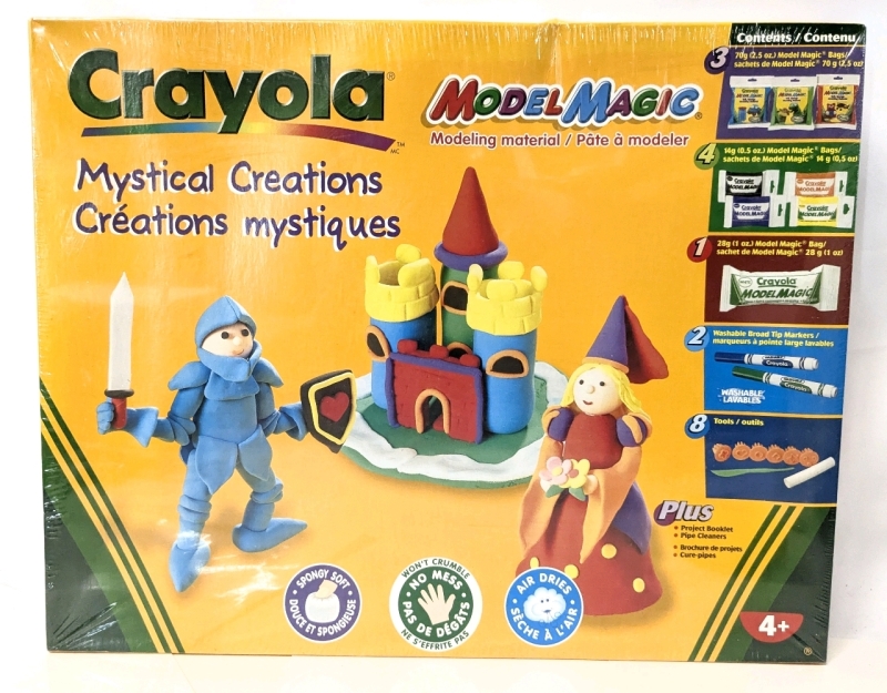 Sealed Vintage 2001 CRAYOLA Model Magic Mystical Creations Kit