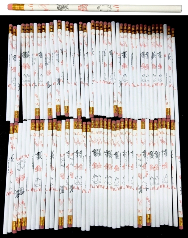 80+ Vintage 1994 McDonald's Ronald McDonald McDonaldland Pencils (Unsharpened)