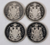 1985 - 2011 Canadian Proof 50-Cent Half Dollar Coins . 1985 , 1986 , 1987 , 1988 &times;2 , 1989 , 1990 , 1993 , 1995 & 2011 . Ten (10) Coins , Uncirculated - 2