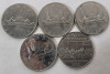 1968 - 1985 Canadian One Dollar Coins , Consecutive Years - 19 Coins . Includes 1984 Canoe & 1984 Jacques Carter - 4