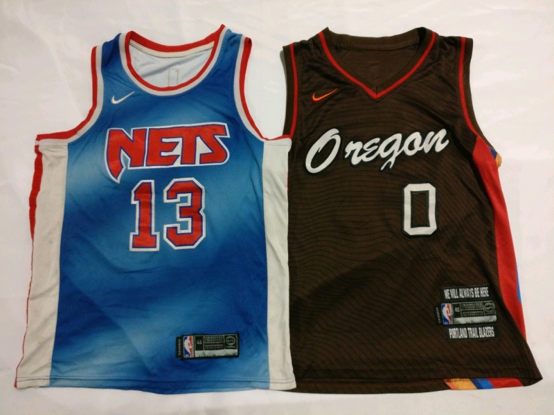 2 NBA Basketball Jerseys - Harden & Lillard