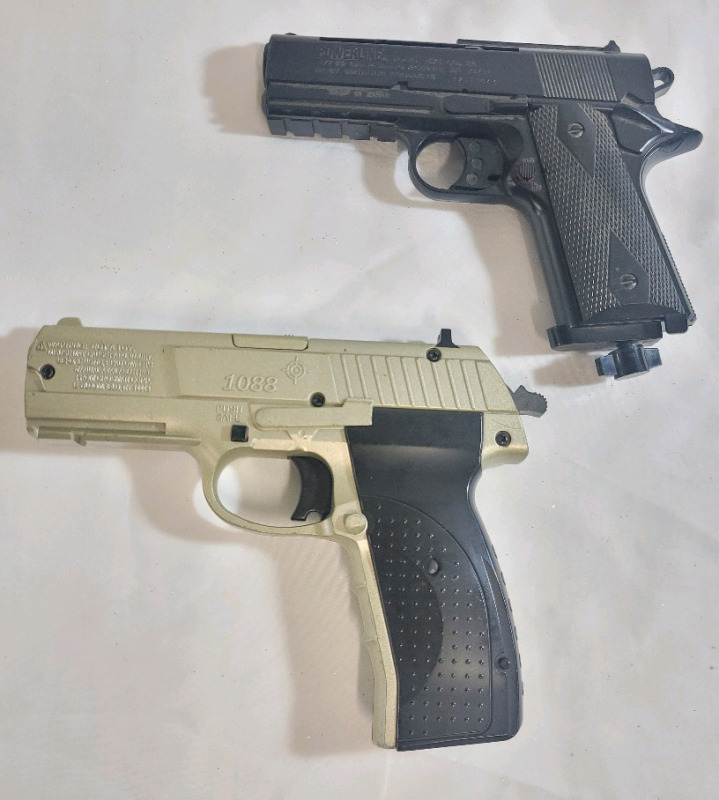 Powerline 15XT Co2 Air Pellet Gun , 480 fps & Crosman 1088 Co2 Air Pellet Gun , 430 fps . Both Untested , As Is