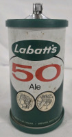 Vintage Labatt's 50 Ale Cricket Lighter Holder | 5.5" Tall